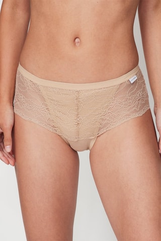Shorty en coton biologique - Beige