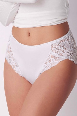 Shorty taille haute - Blanc