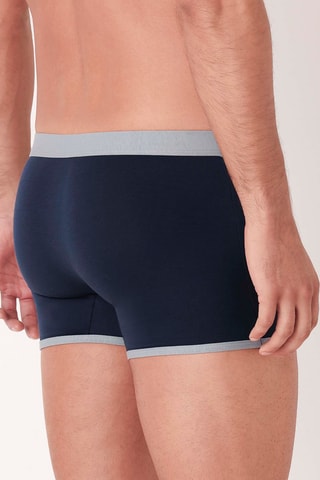 2 Boxers - Blauw en Grijs
