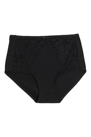 Culotte taille haute - Noir