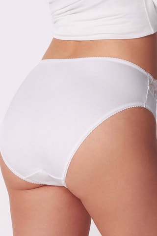 Culotte taille haute - Blanc