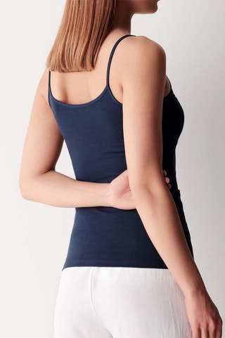 Top - Azul marino