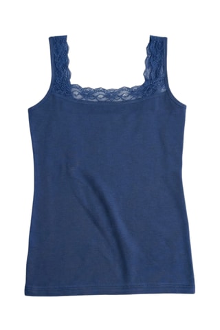 Top - Azul marino