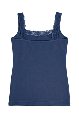 Top - Azul marino