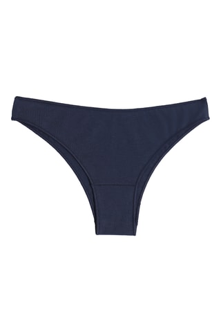3 tangas - Bleu marine et gris