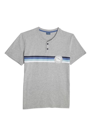 Pyjama - Blauw en Gemêleerd Grijs