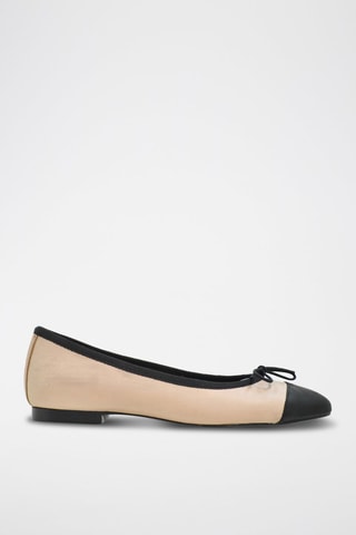 Ballerine in pelle - Nude