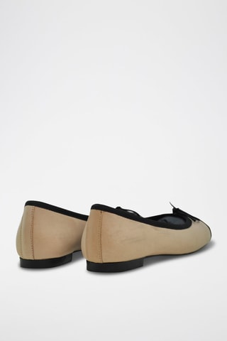 Ballerine in pelle - Nude