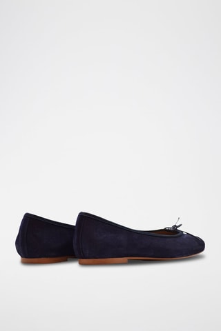 Ballerine in pelle scamosciata Mariane - Blu