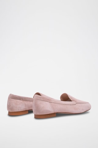 Mocassini in pelle scamosciata - Grigio