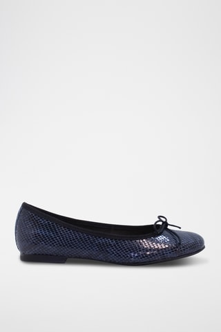 Ballerine in vernice - Navy