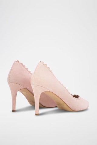 Décolleté in pelle di camoscio Carmen - Rosa