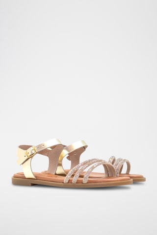 Sandali in pelle - Argentato