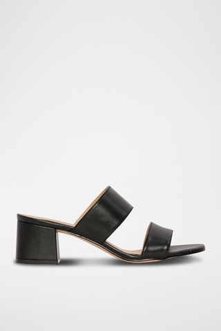 Sandali in pelle - Nero