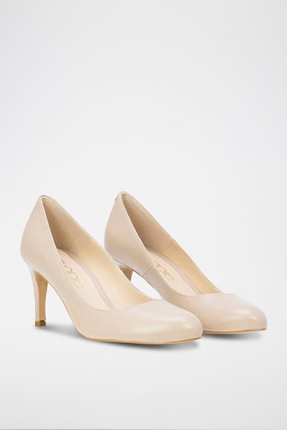 Décolleté in pelle Otilia - Beige