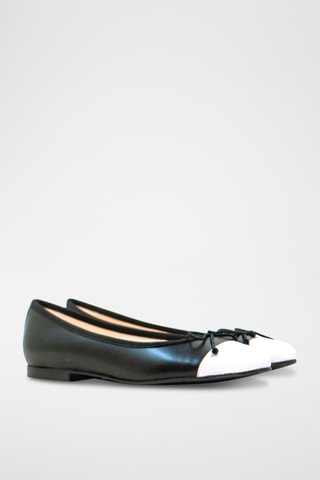 Ballerine in pelle nappa - Nero