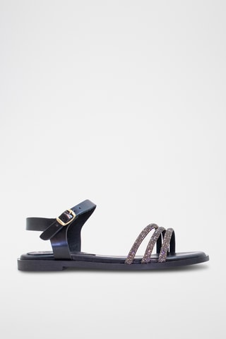 Sandali in pelle - Nero