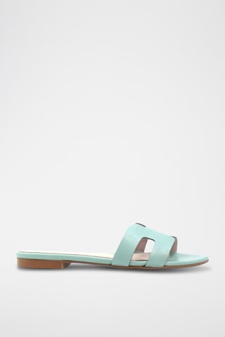 Mules en cuir Annetta - Vert