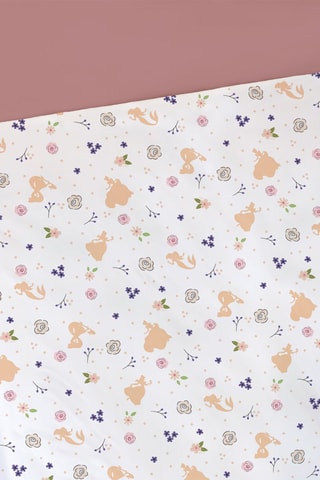 Drap-housse Princesse Disney Home Blanc et rose