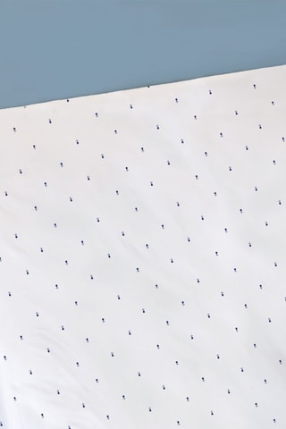 Drap-housse imprimé Breizh Blanc