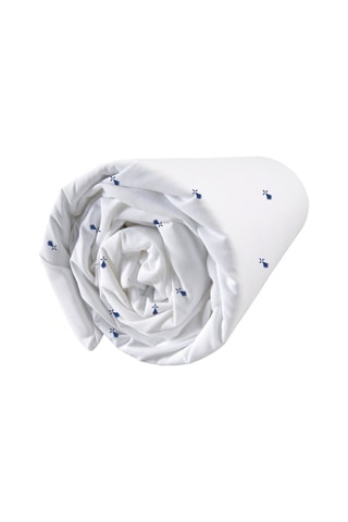 Drap-housse imprimé Breizh Blanc