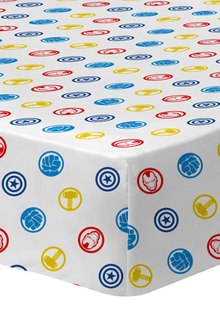 Lenzuolo sotto Avengers Home - Bianco