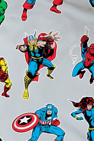 Parure copripiumino Avengers DC Comics - Multicolore
