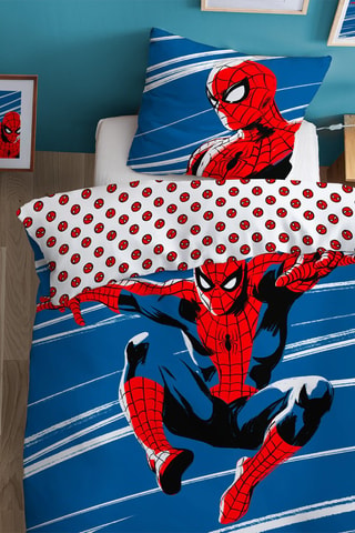 Parure copripiumino Spiderman Avengers Marvel - Bianco
