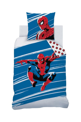 Parure copripiumino Spiderman Avengers Marvel - Bianco