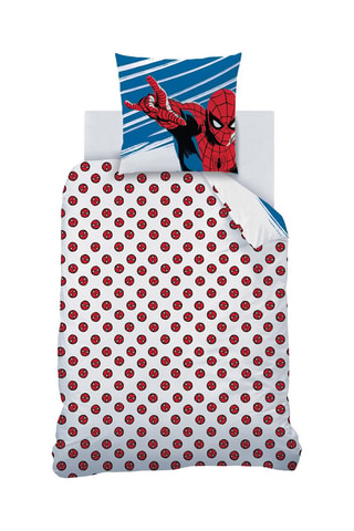 Parure copripiumino Spiderman Avengers Marvel - Bianco