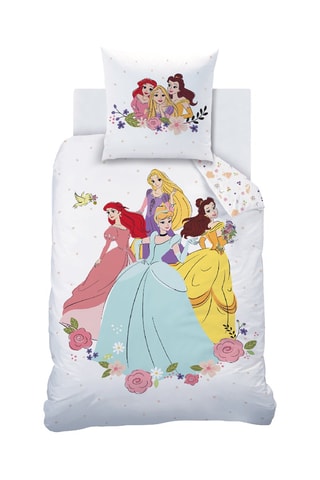 Parure copripiumino Disney Home Princesse - Bianco - 140 x 200 cm