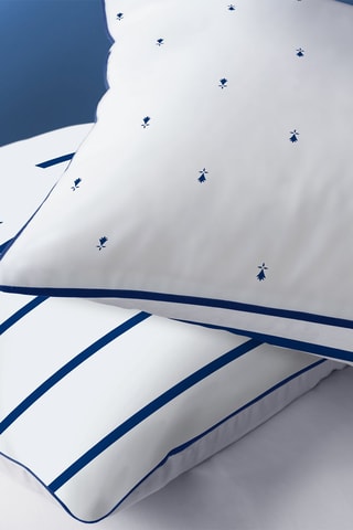Parure de couette imprimé Breizh Blanc