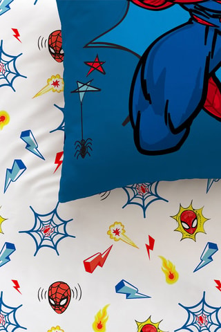Parure copripiumino Spider-Man Home Avengers Marvel - Blu - 140 x 200 cm