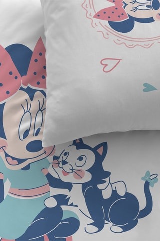 Parure copripiumino Disney Home Minni Little Friend - Bianco