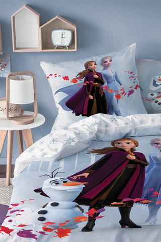 Parure copripiumino Disney Home Frozen 2 - Blu - 140 x 200 cm