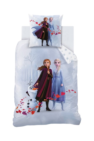 Parure copripiumino Disney Home Frozen 2 - Blu - 140 x 200 cm