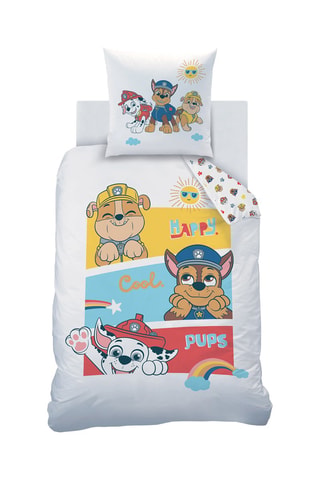 Parure letto double face Paw Patrol - Bianco