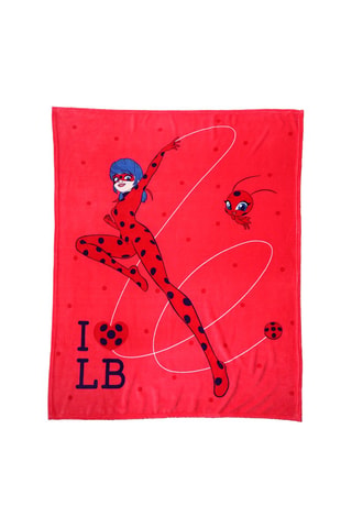 Plaid Miraculous Ladybug - Rosso - 125 x 150 cm