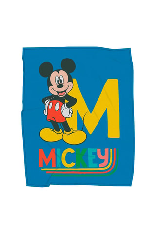 Plaid Topolino Disney - 
Blu - 125 x 150 cm