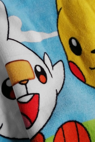 Mantellina da bagno Pokemon - 60 x 120 cm - Blu