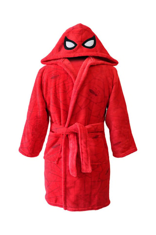 Accappatoio kids Spider-Man Home Mask Avengers Marvel - Rosso