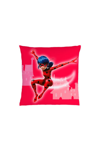 Cuscino Miraculous Ladybug - Rosso e rosa - 40 x 40 cm