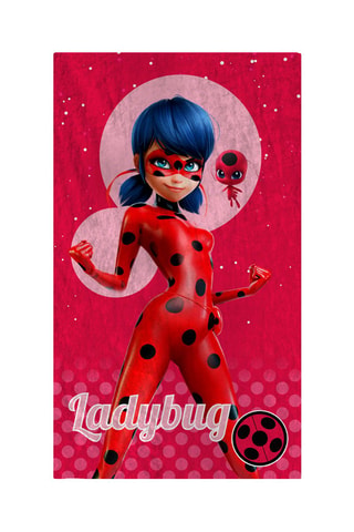 Telo mare Miraculous Ladybug Supergirl - Rosa - 70 x 120 cm