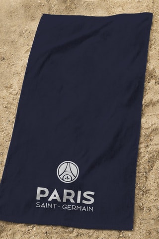 Telo mare PSG - Blu - 75 x 150 cm