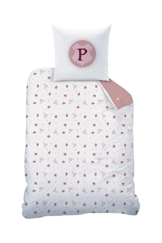 Parure de couette Hedwige Harry Potter - Rose et blanc