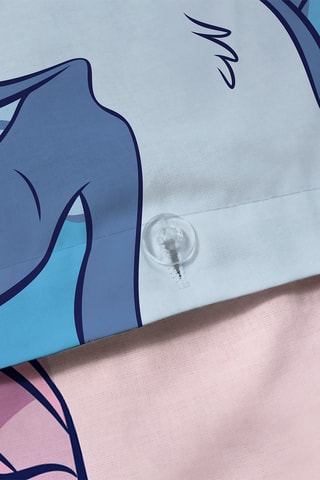Parure de couette Lilo et Stitch Disney - Bleu clair et lila