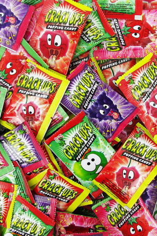 Crack-Ups pétillants aux fruits - 120 sachets
