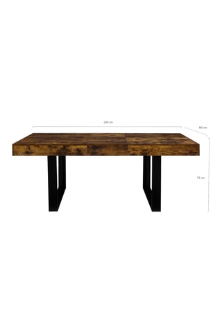 Table extensible Brixton - 160/200 x 75 x 80 cm