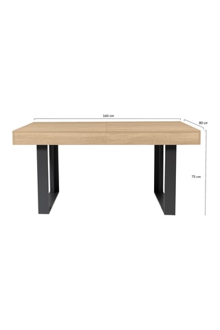 Table extensible Budapest - 160/200 x 75 x 80 cm