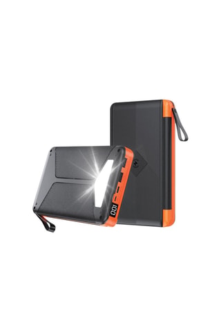 Powerbank 20000 mAh QI Eko - Solaire - Lampe torche